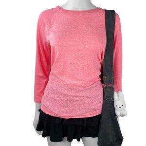 00s 2010s Mcbling Victoria's Secret PINK Long Sleeve Sz S